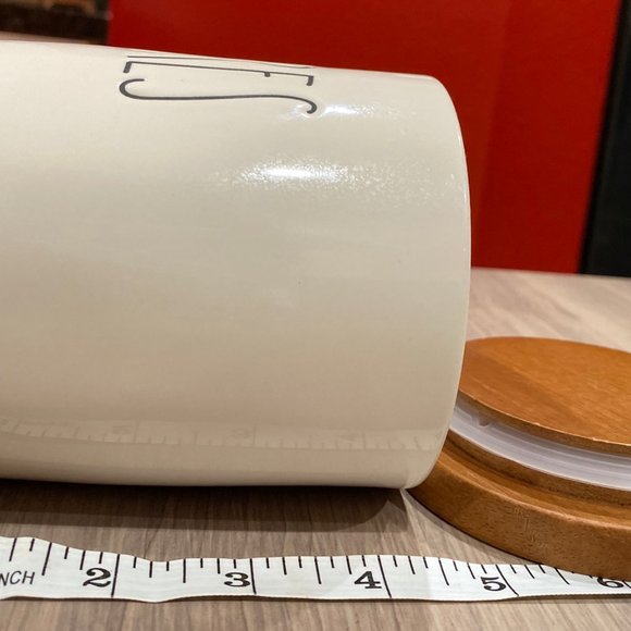 NWT HTF Rae Dunn TREASURES Wood Lid - Picture 5 of 6